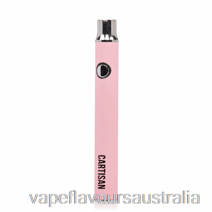 Vape Australia Cartisan Button VV 350 510 Battery Pink